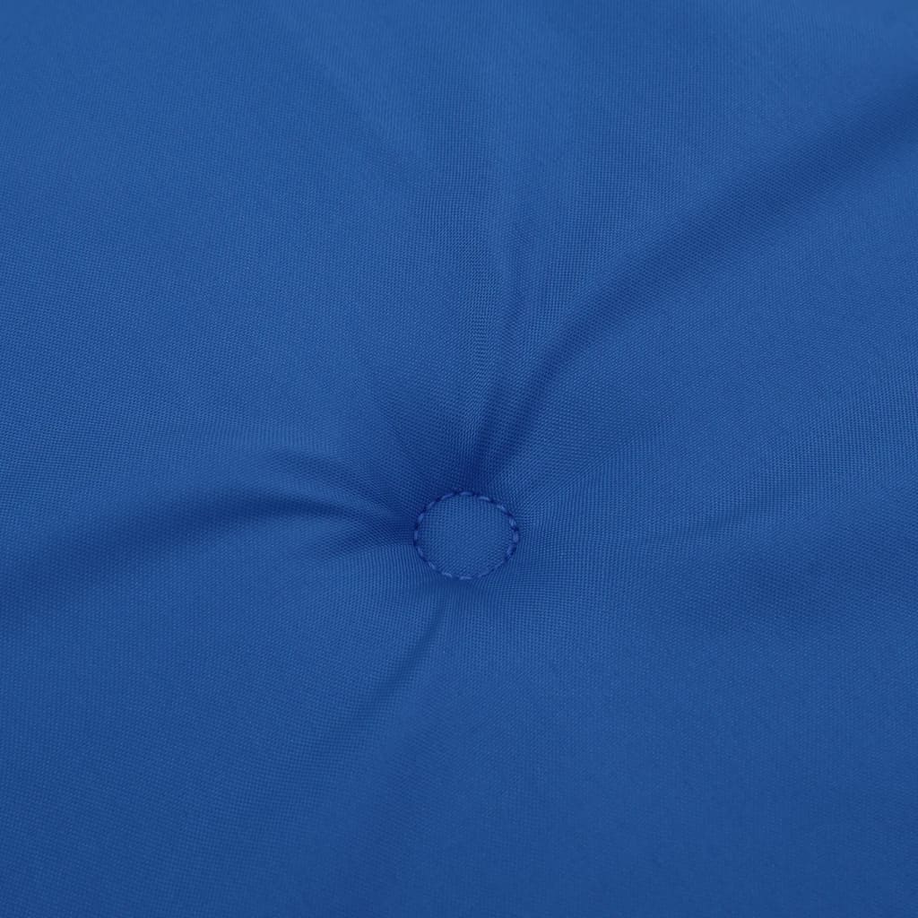 vidaXL Terrasstoelkussen (75+105)x50x3 cm koningsblauw