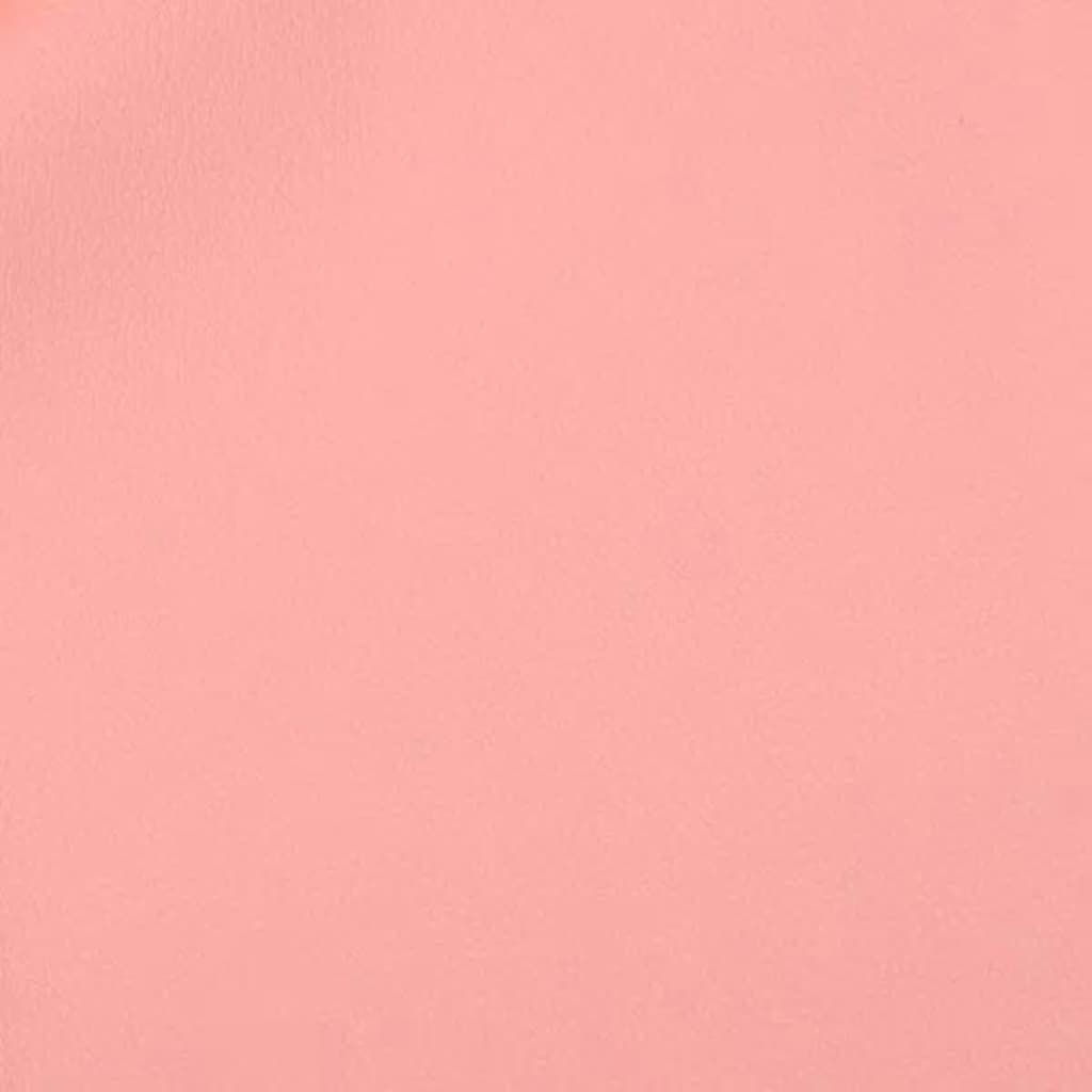 vidaXL Gamestoel met voetensteun kunstleer wit en roze