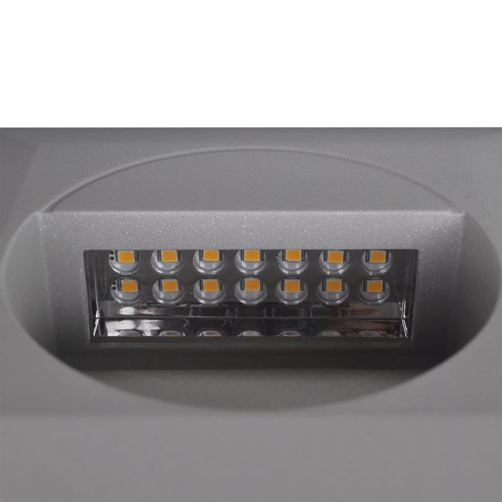 LED Verzonken traplamp vierkant 126 x 126 x 65,5 mm 2 st