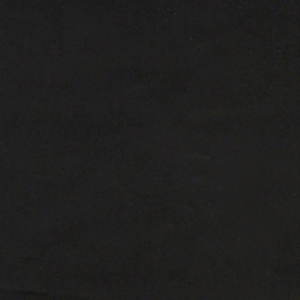 vidaXL Bankje met rugleuning 119,5x64,5x75 cm fluweel zwart