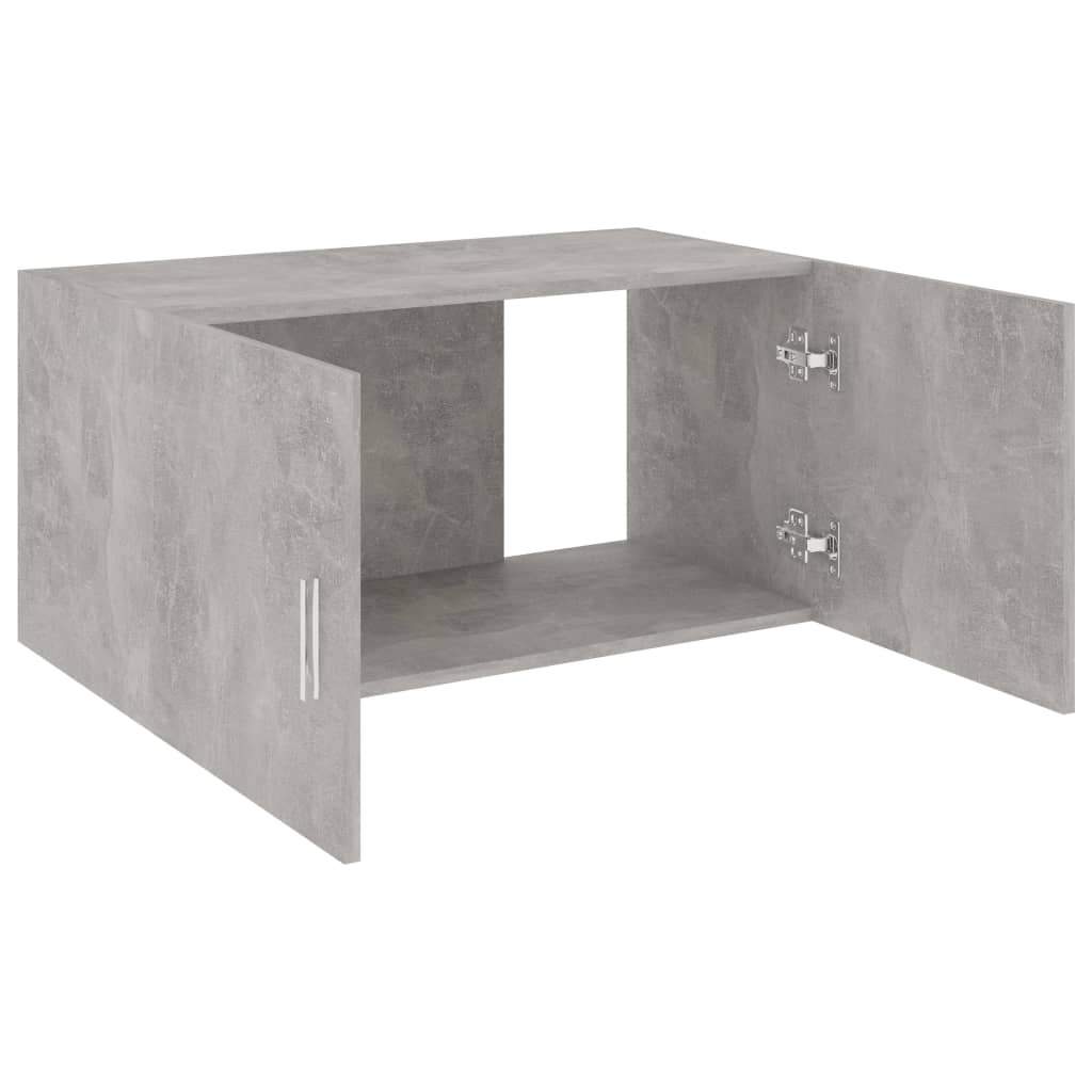 vidaXL Hangkast 80x39x40 cm bewerkt hout betongrijs