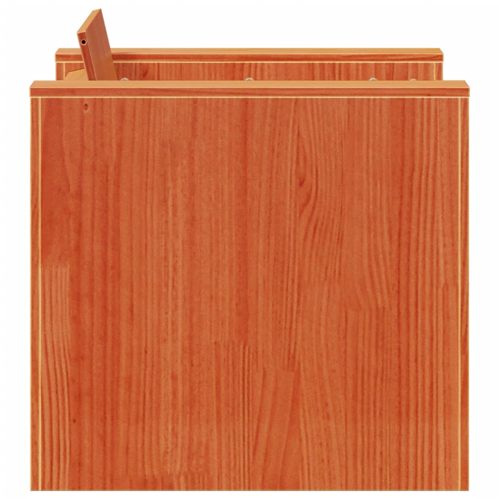 vidaXL 2-delige Loungeset massief grenenhout wasbruin