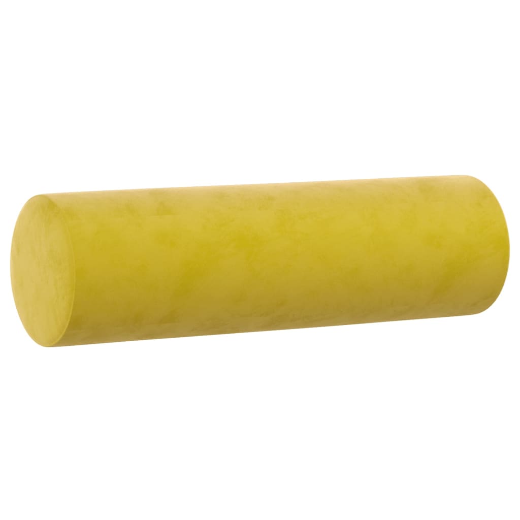 vidaXL 2-delige Loungeset met kussens fluweel geel