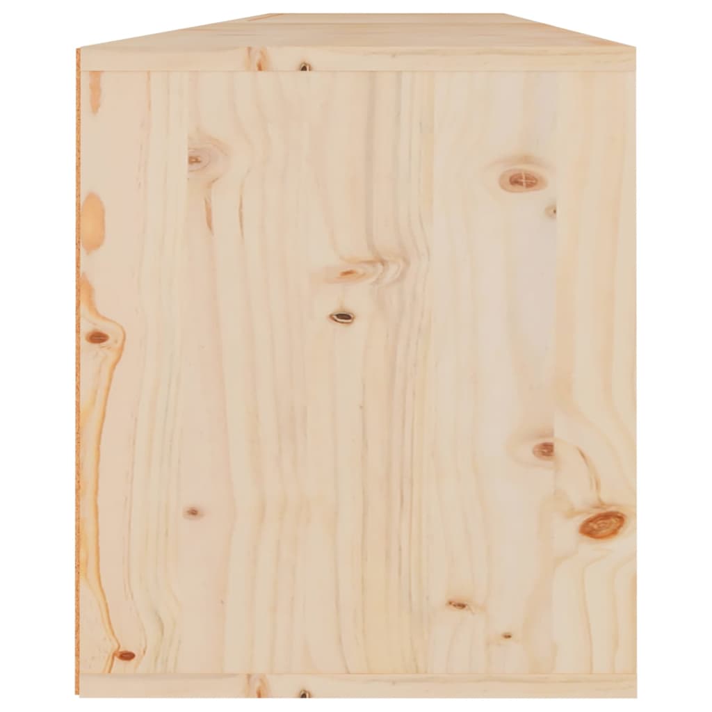 vidaXL Wandkasten 2 st 80x30x35 cm massief grenenhout