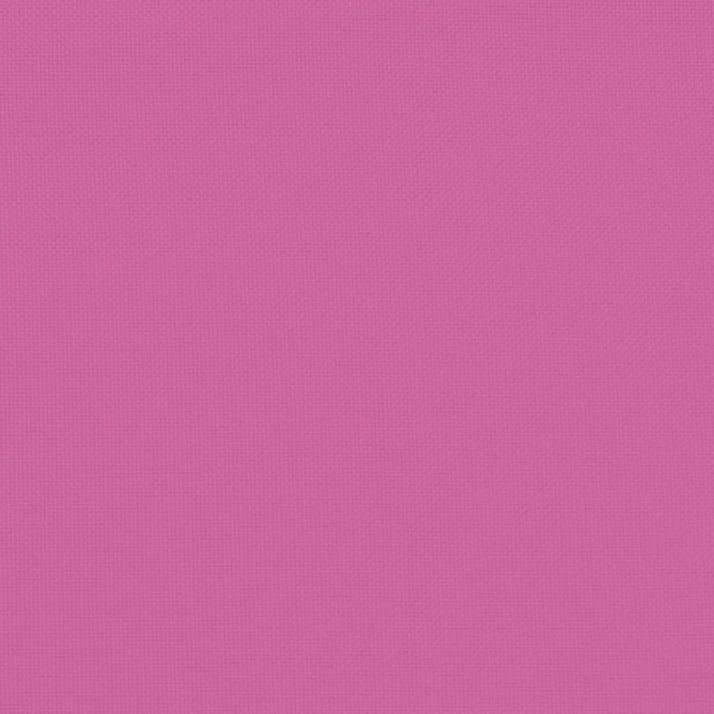 vidaXL Palletkussen 50x40x12 cm stof roze