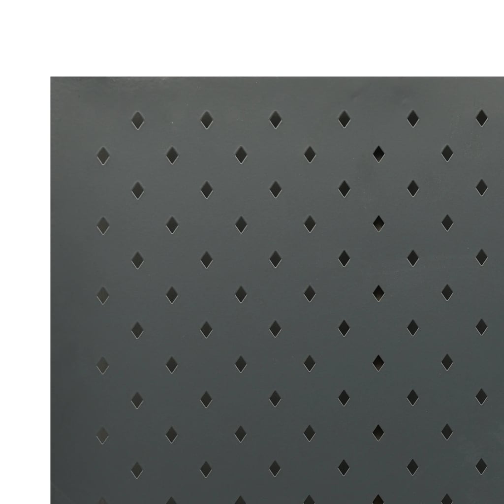 vidaXL Kamerscherm met 3 panelen 120x180 cm staal antracietkleurig