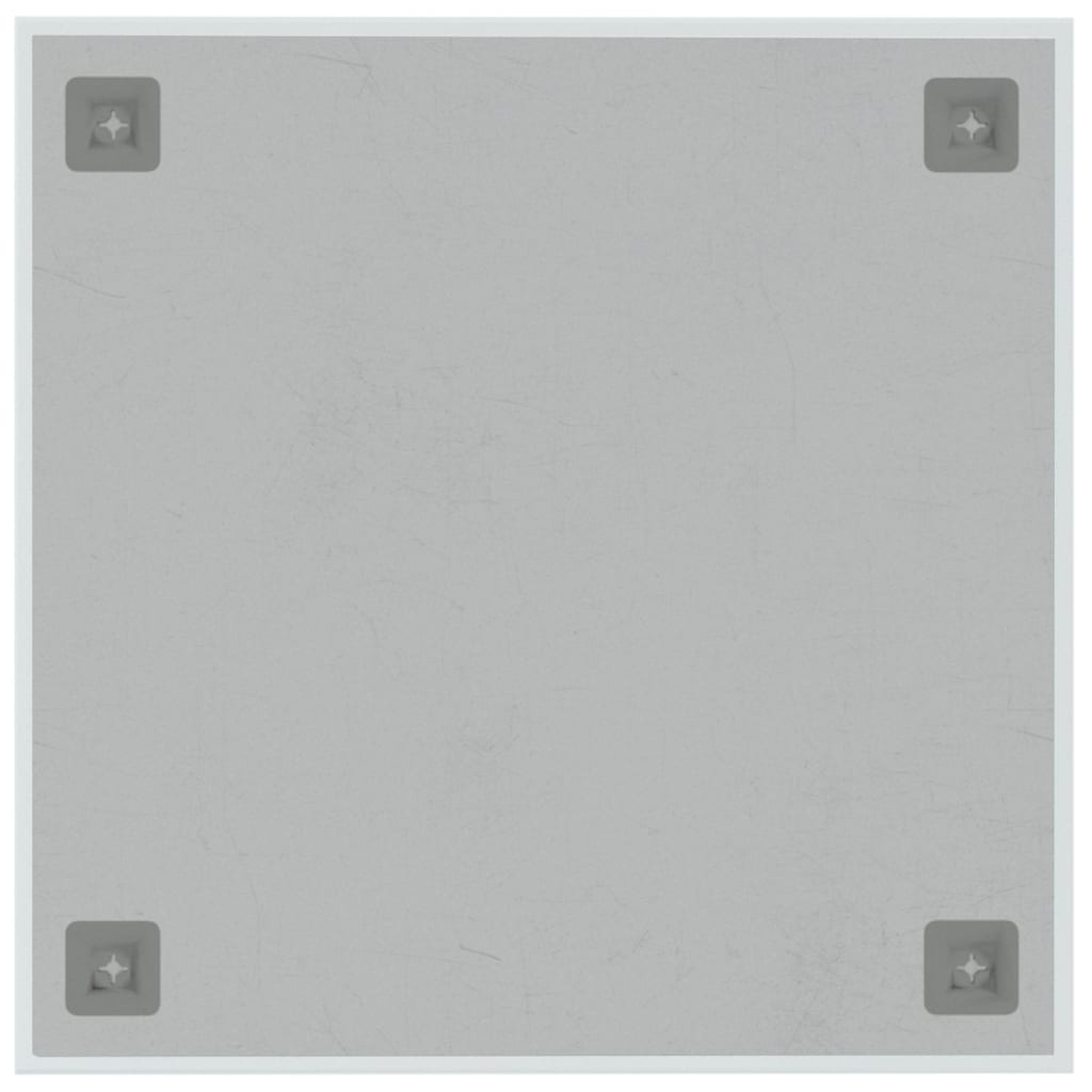 vidaXL Magneetbord wandgemonteerd 40x40 cm gehard glas wit