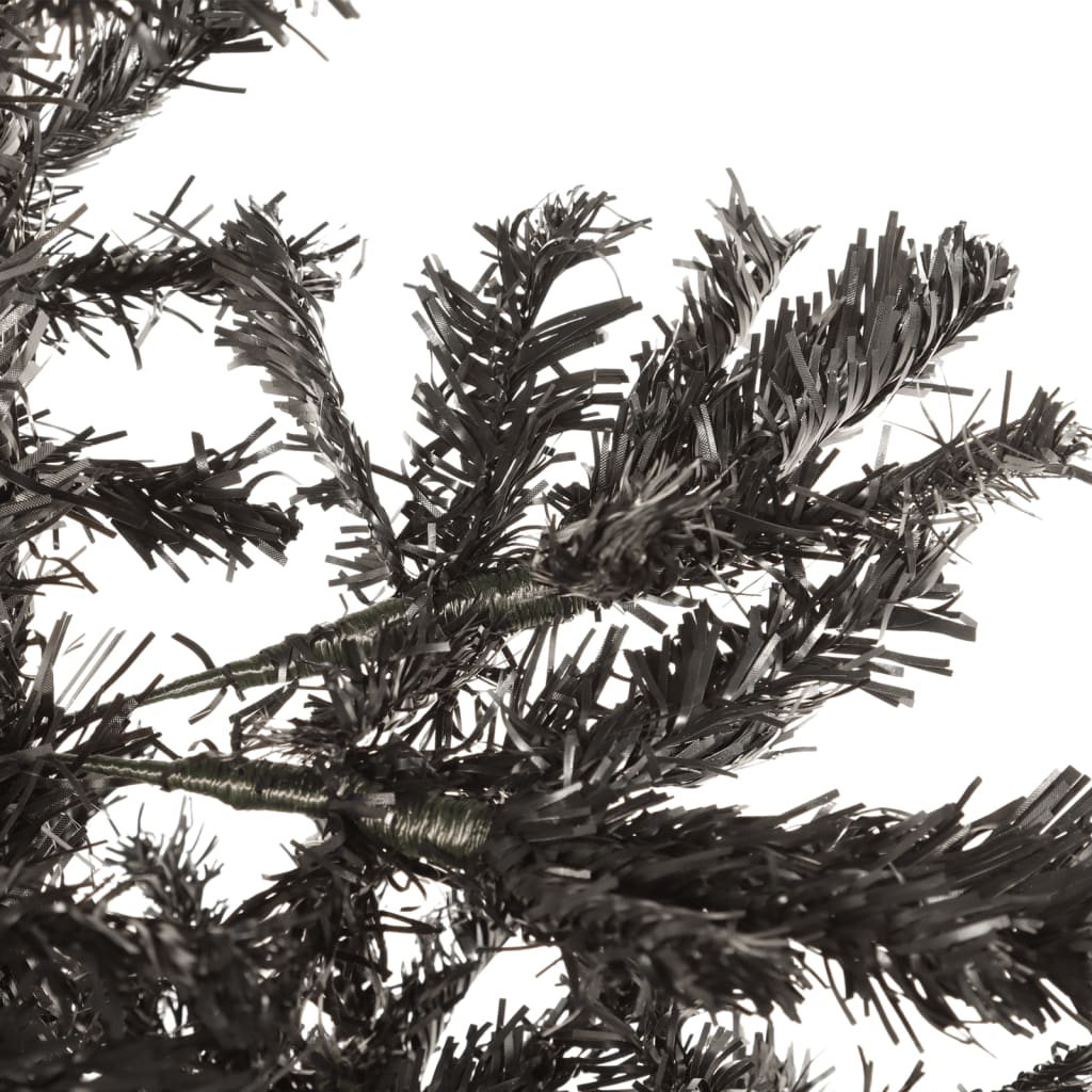 vidaXL Kerstboom smal 240 cm zwart