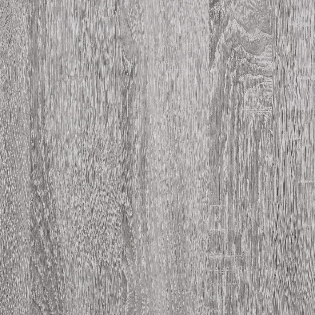 vidaXL Wandschappen 4 st 80x10x1,5 cm bewerkt hout grijs sonoma eiken