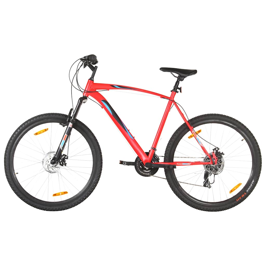 vidaXL Mountainbike 21 versnellingen 29 inch wielen 53 cm frame rood kopen?  | vidaXL.nl