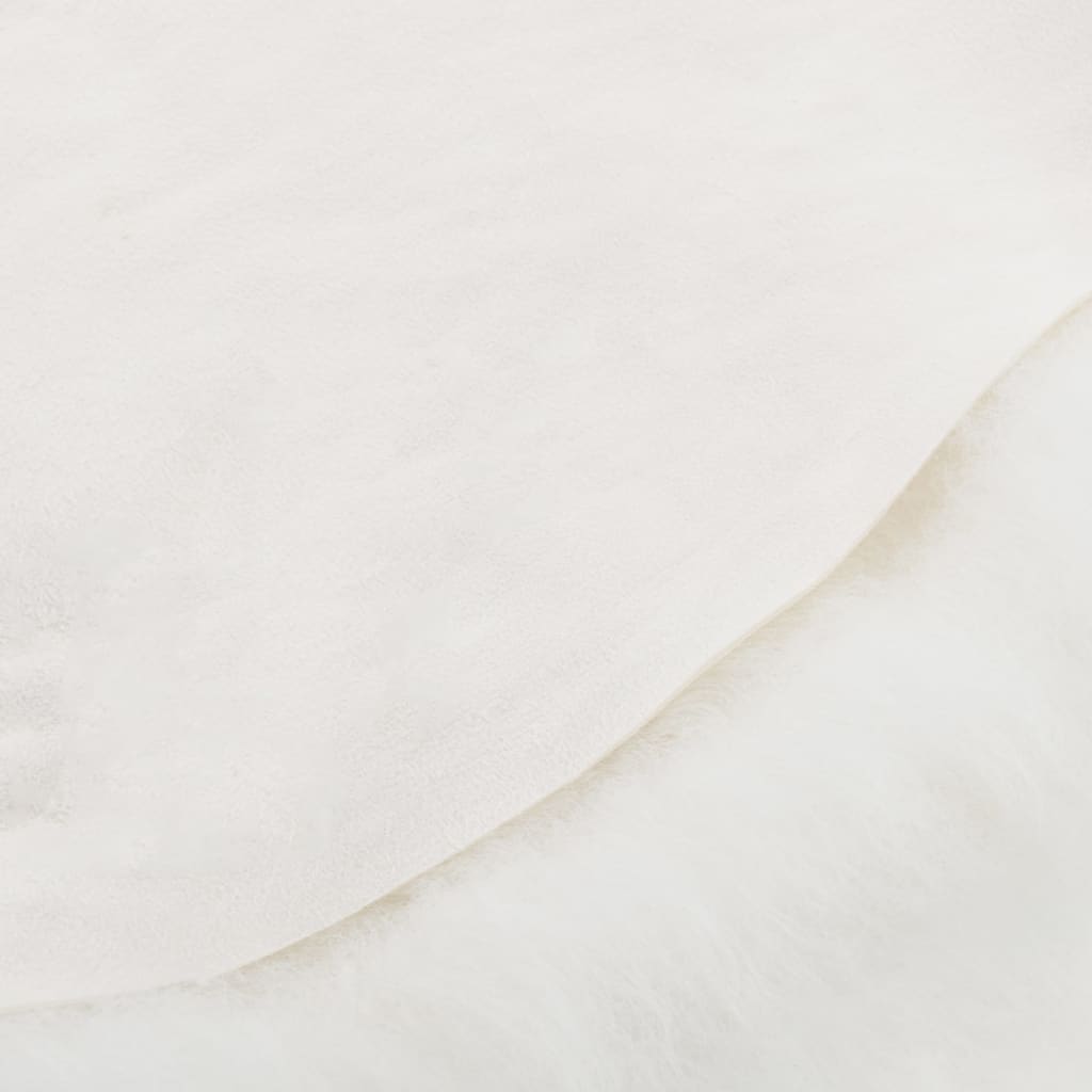 vidaXL Stoelhoes IJslander schapenvacht 70x110 cm crèmekleurig