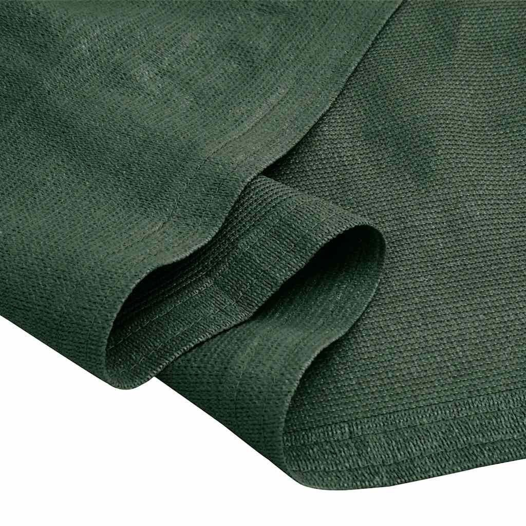 vidaXL Tenttapijt 400x400 cm HDPE donkergroen