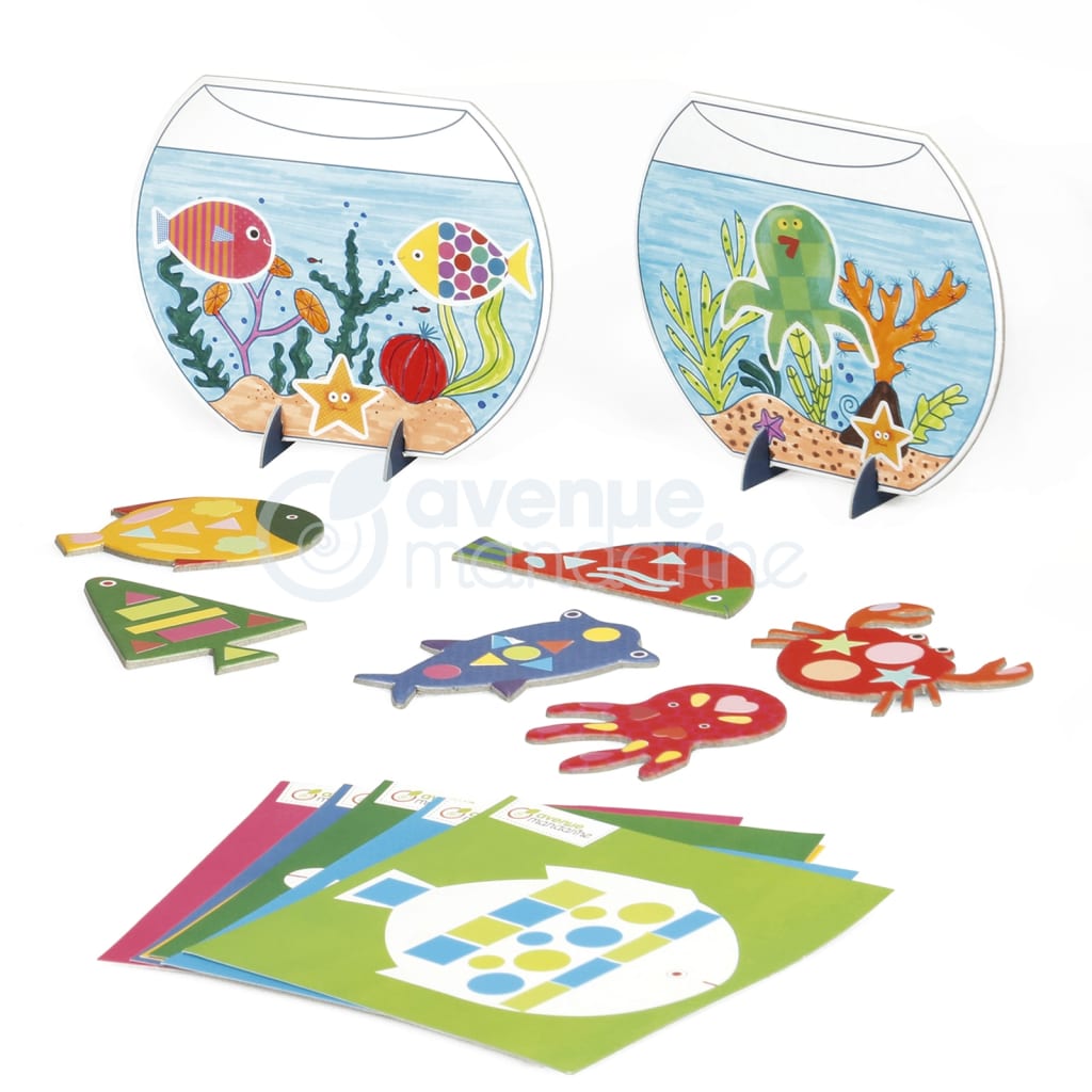 Avenue Mandarine Knutseldoos Aquarium stickers