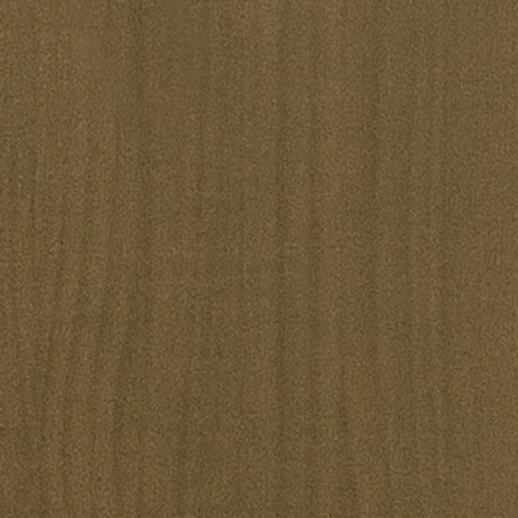 vidaXL Bedframe grenenhout honingbruin 75x190 cm 2FT6 Small Single