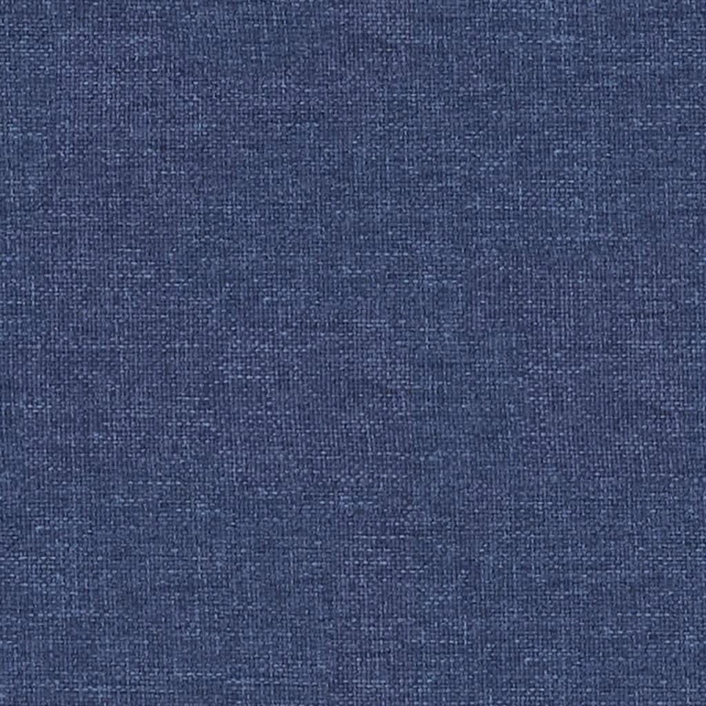 vidaXL Schommelstoel stof blauw