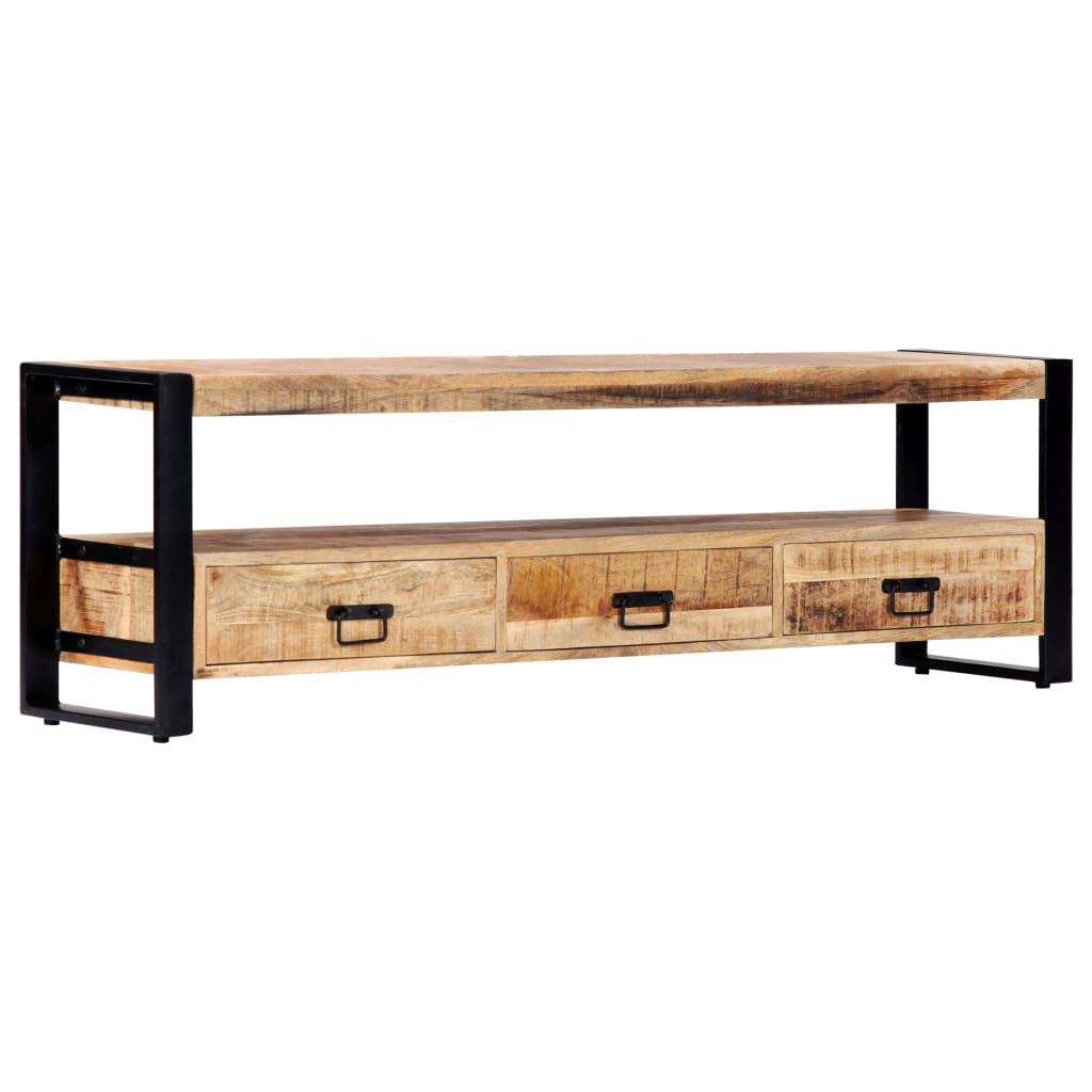 vidaXL Tv-meubel 150x30x45 cm massief mangohout