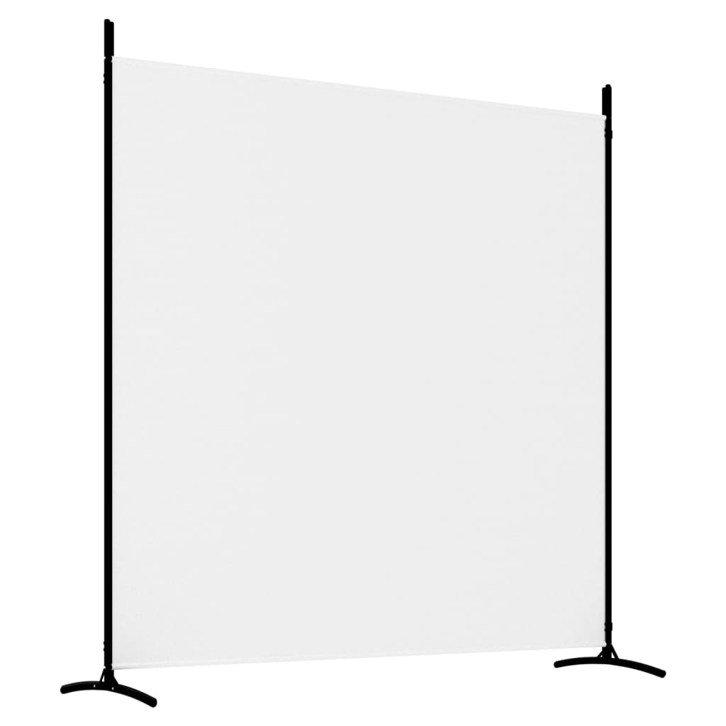 vidaXL Kamerscherm met 3 panelen 525x180 cm stof wit