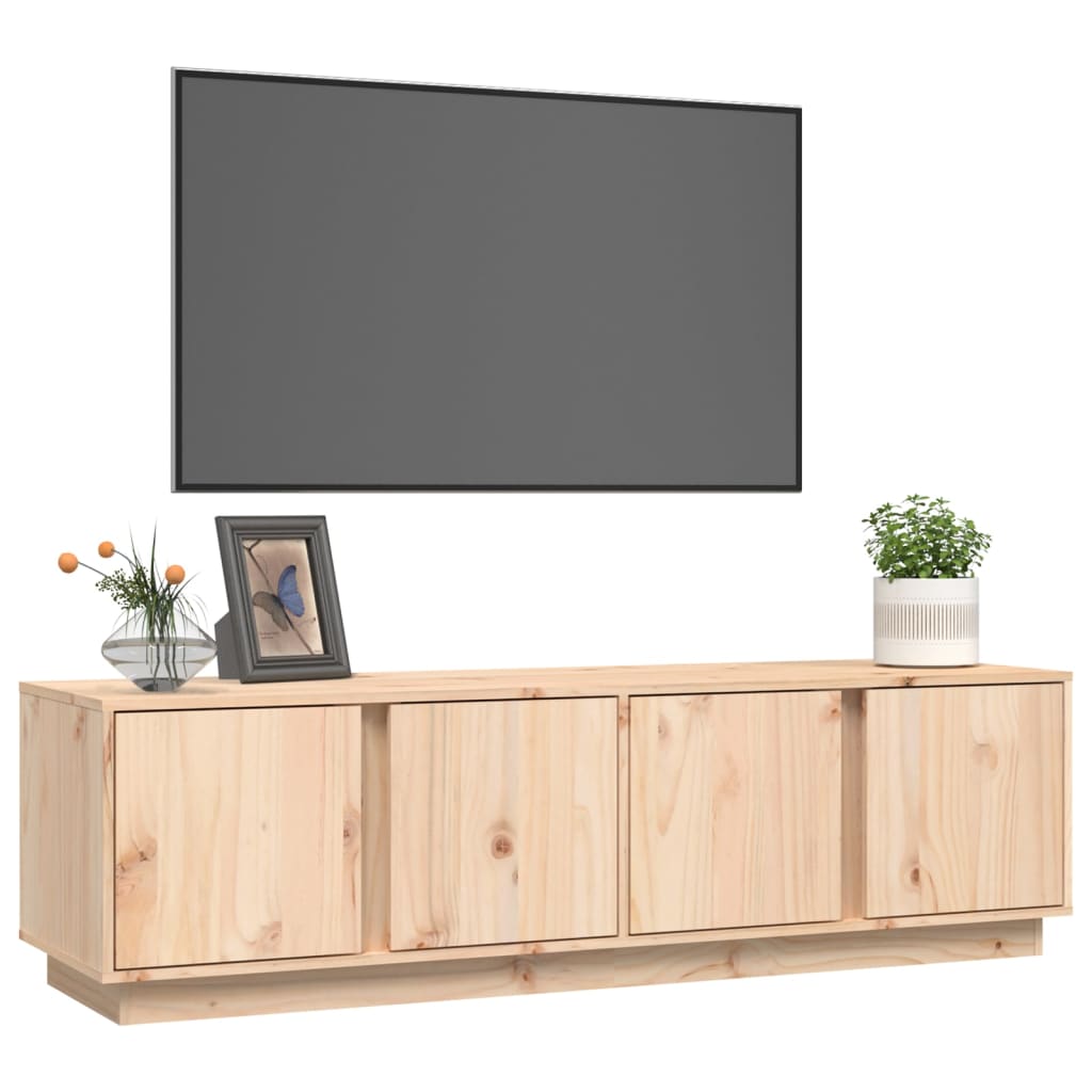 vidaXL Tv-meubel 140x40x40 cm massief grenenhout