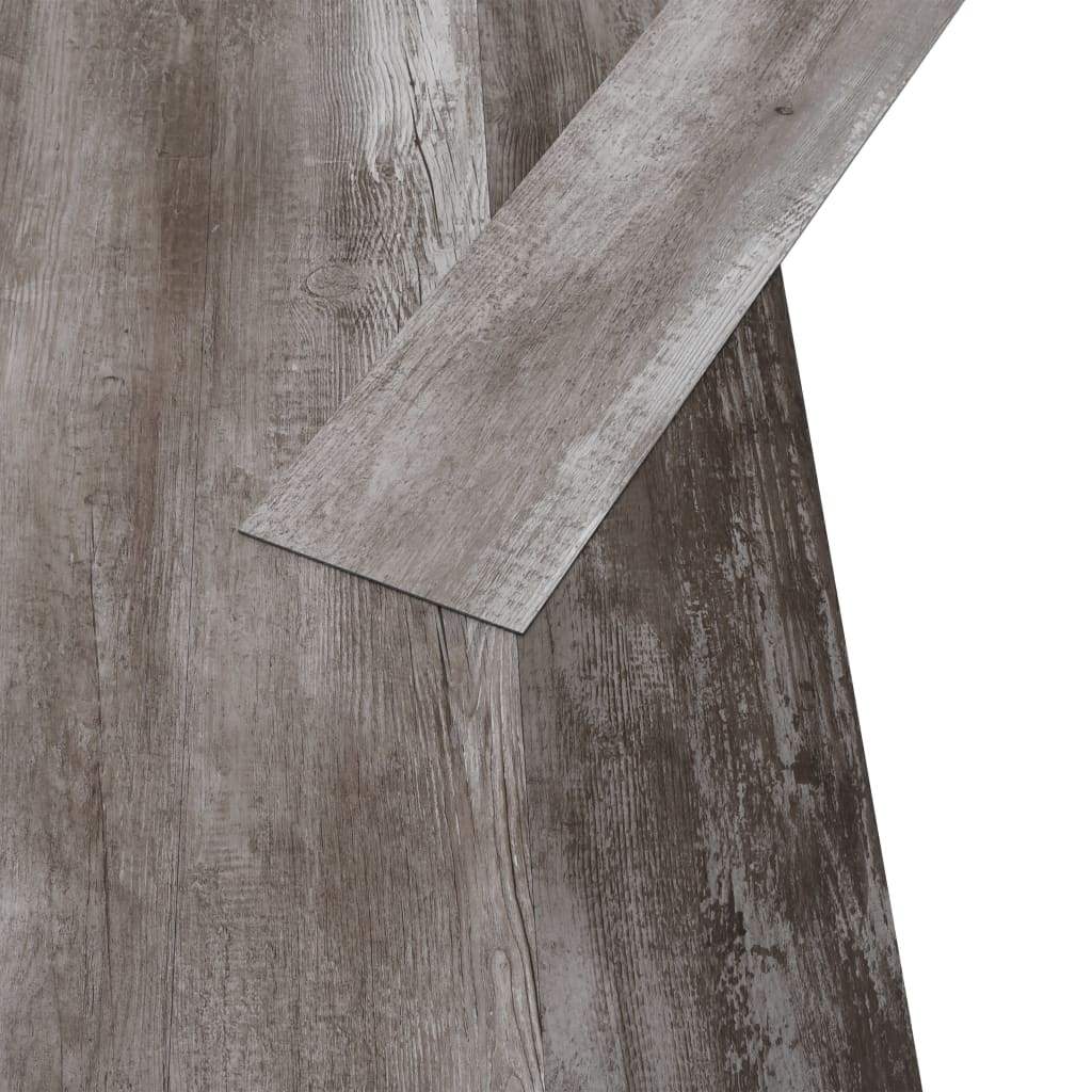 vidaXL Vloerplanken zelfklevend 5,21 m² 2 mm PVC mat houtbruin