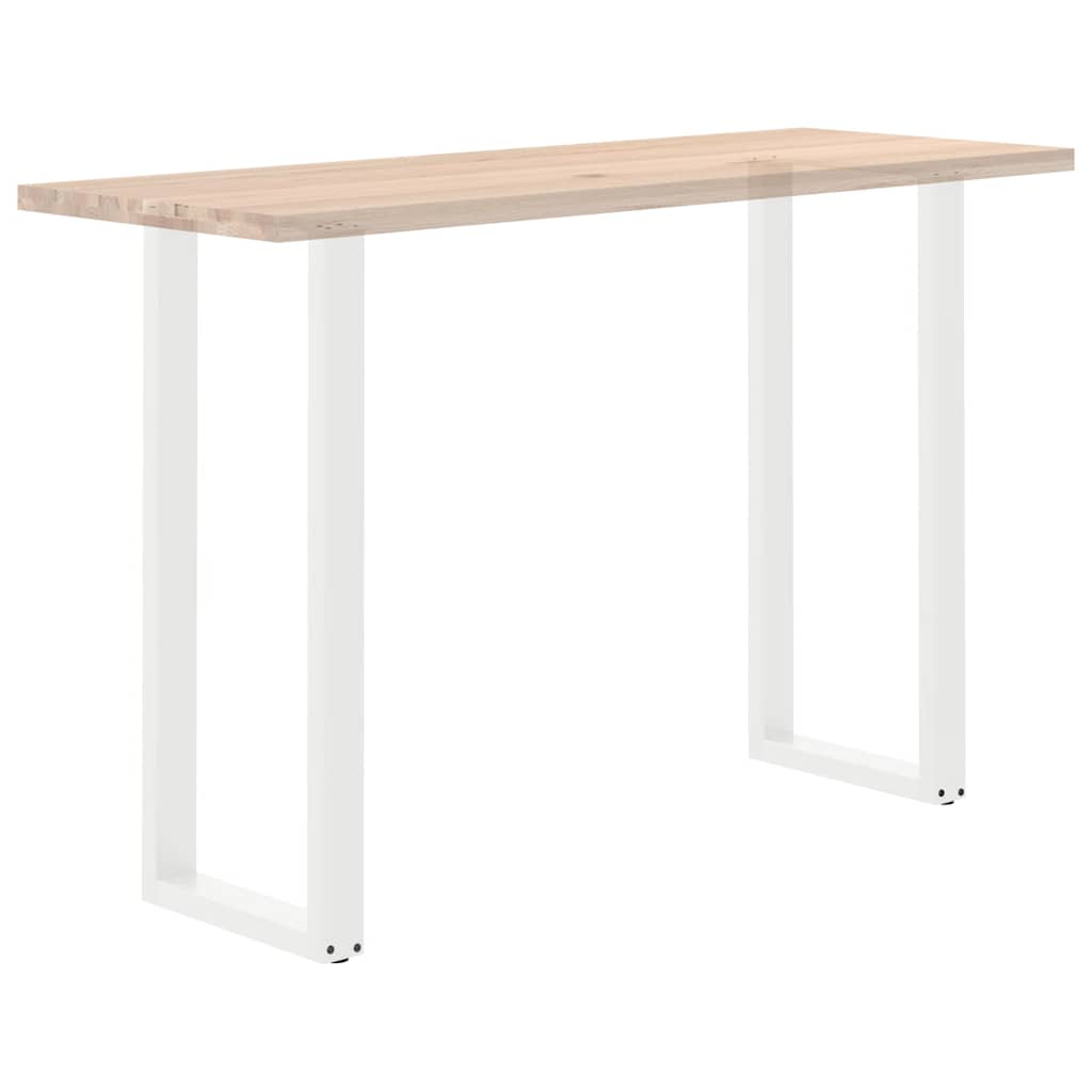vidaXL Salontafelpoten 2 st U-vormig 50x(110-111) cm staal wit