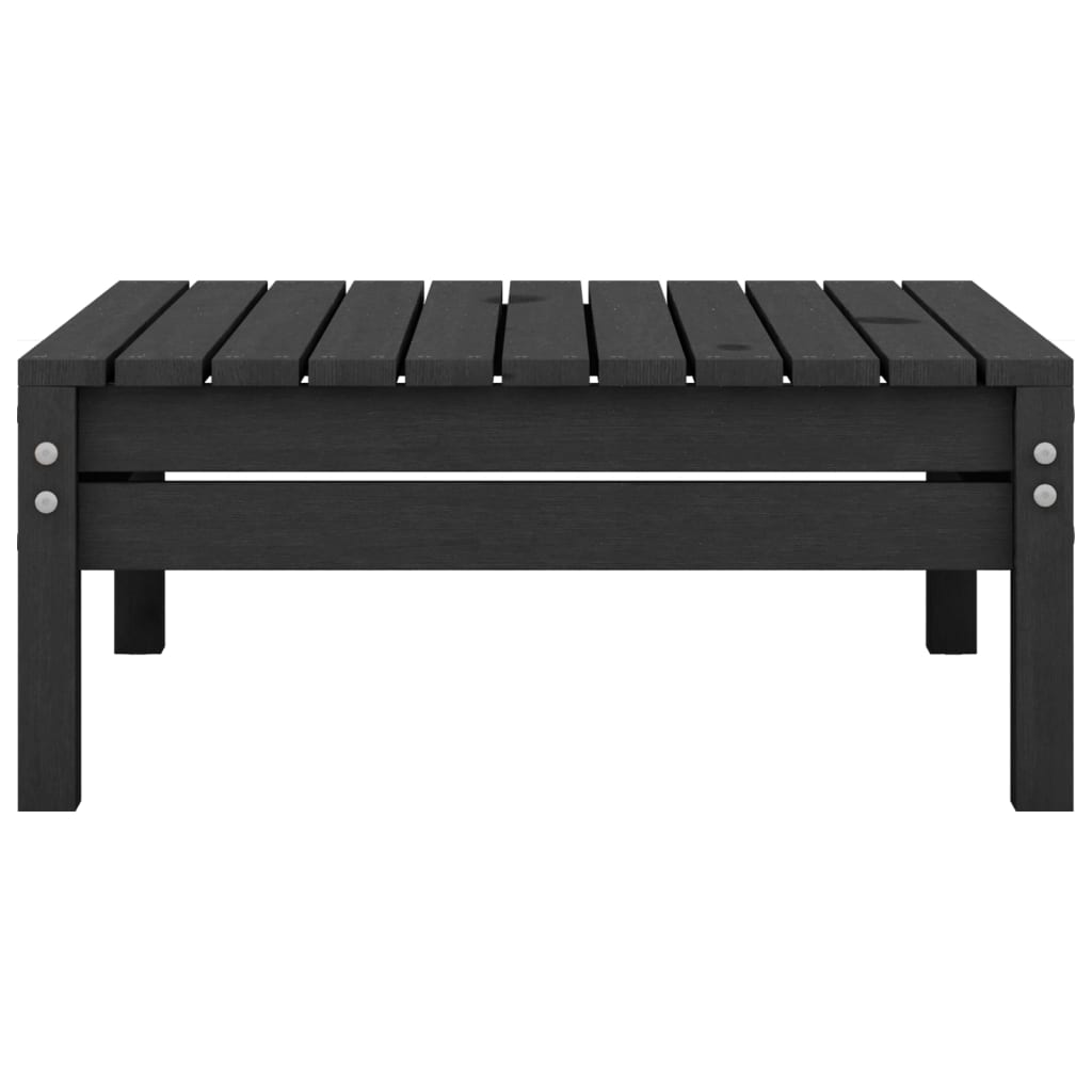 vidaXL 8-delige Loungeset massief grenenhout zwart