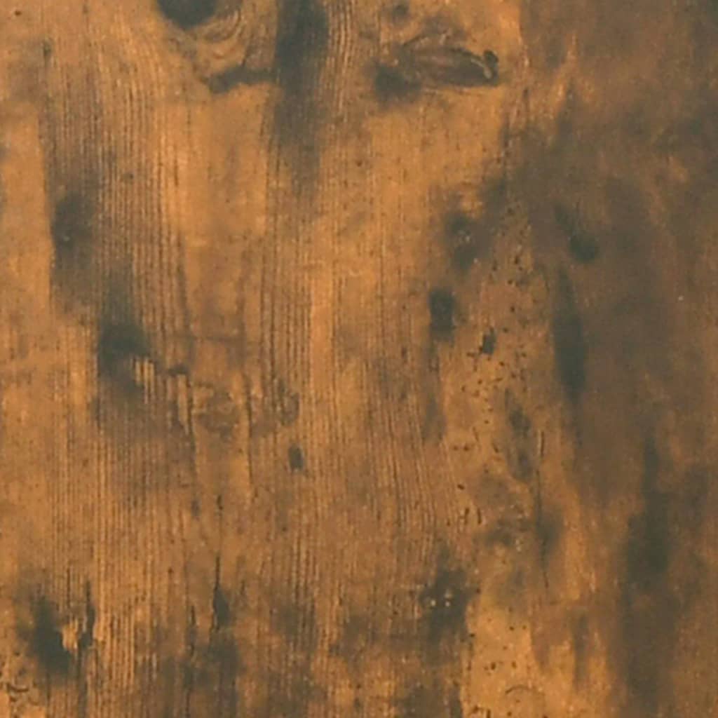 vidaXL Badkamerspiegelkast 80x20,5x64 cm bewerkt hout gerookt eiken