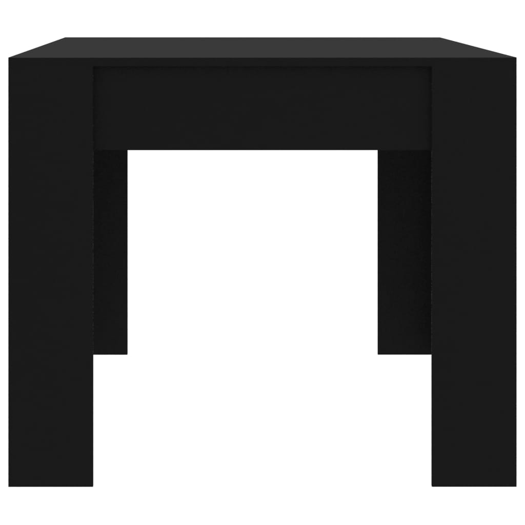 vidaXL Eettafel 180x90x76 cm spaanplaat zwart