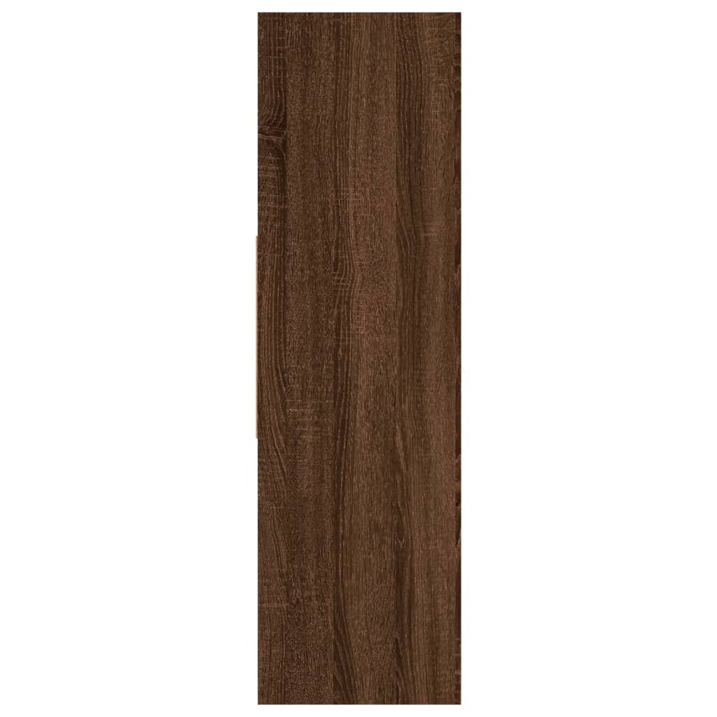 vidaXL Boekenkast 97,5x29,5x100 cm bewerkt hout bruin eikenkleur