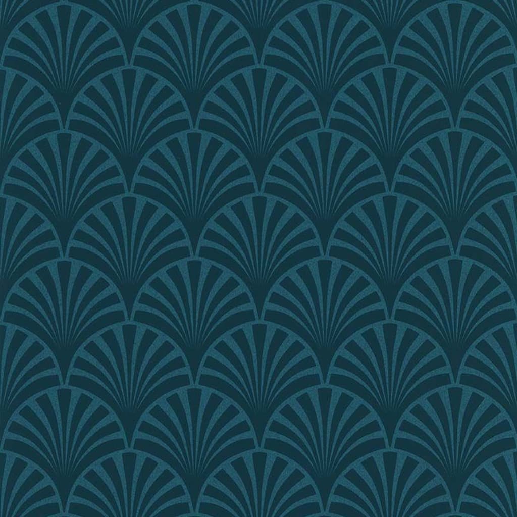 Noordwand Behang couleurs & matières 20's Pattern Artdeco blauw