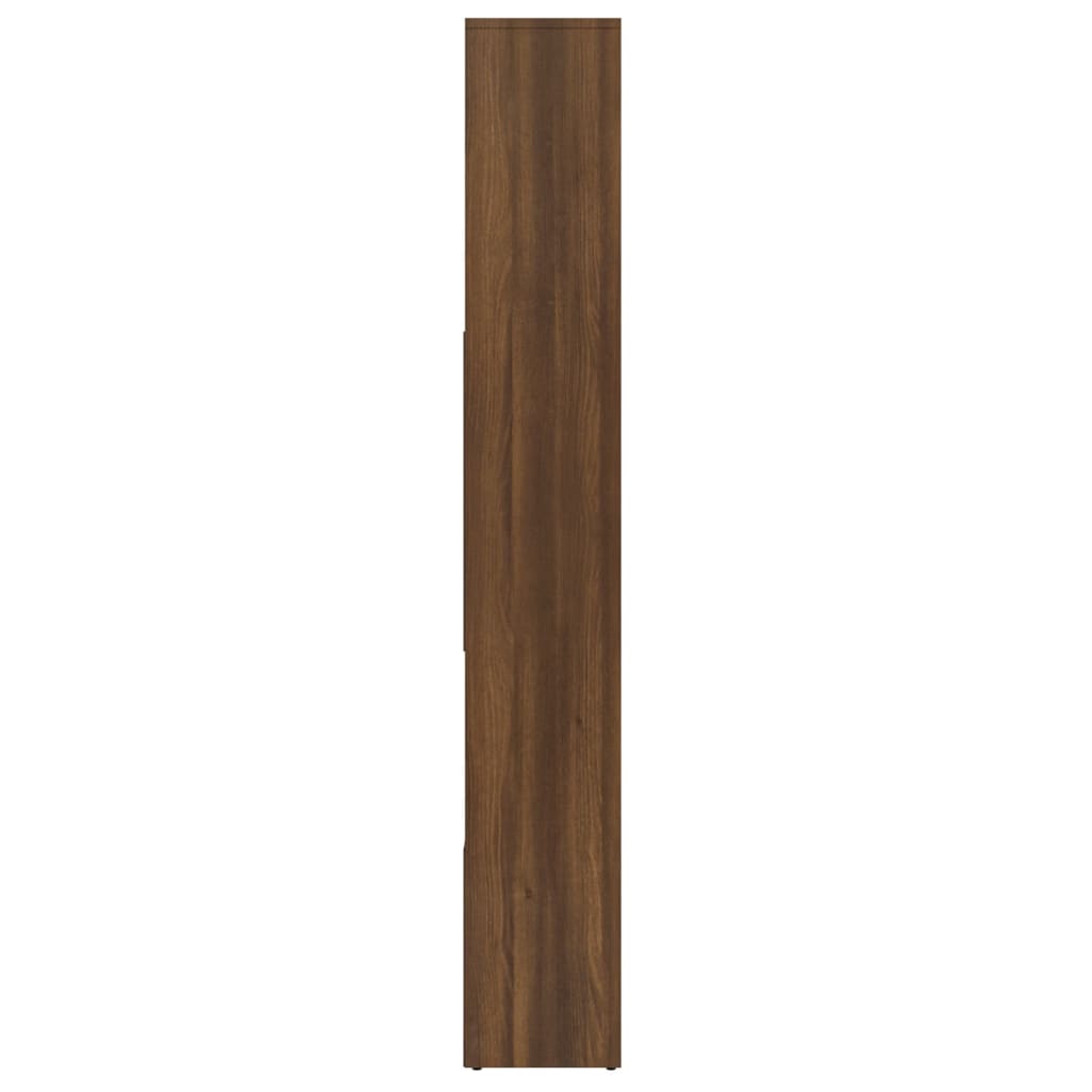 vidaXL Boekenkast 67x24x161 cm bewerkt hout bruineikenkleurig