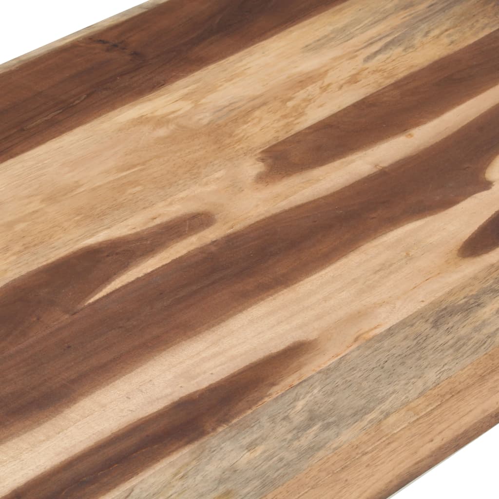 vidaXL Salontafel 120x60x40 cm massief hout met sheesham afwerking