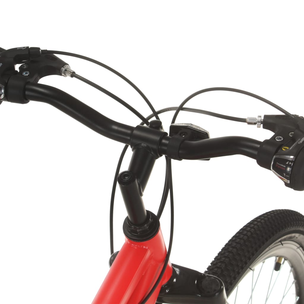 vidaXL Mountainbike 21 versnellingen 27,5 inch wielen 42 cm frame rood