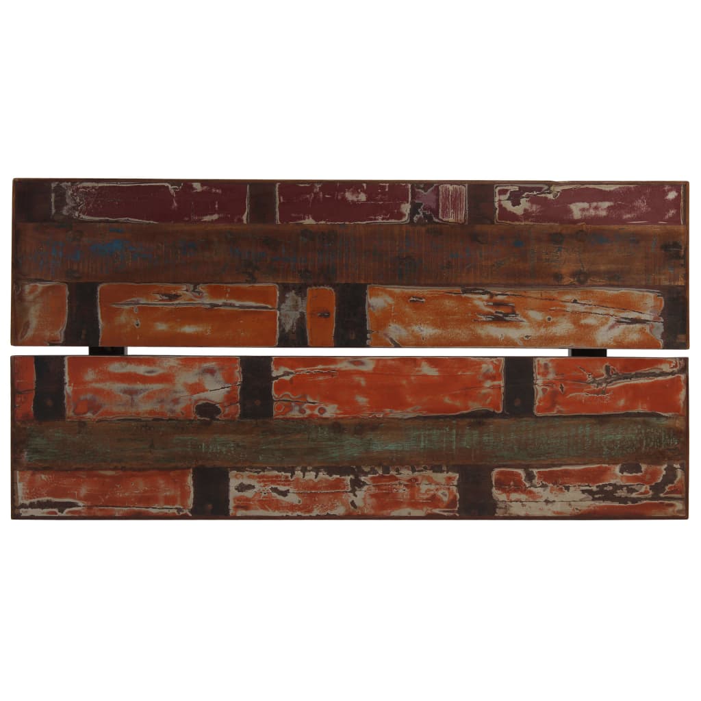 vidaXL Bartafel 150x70x107 cm massief gerecycled hout meerkleurig