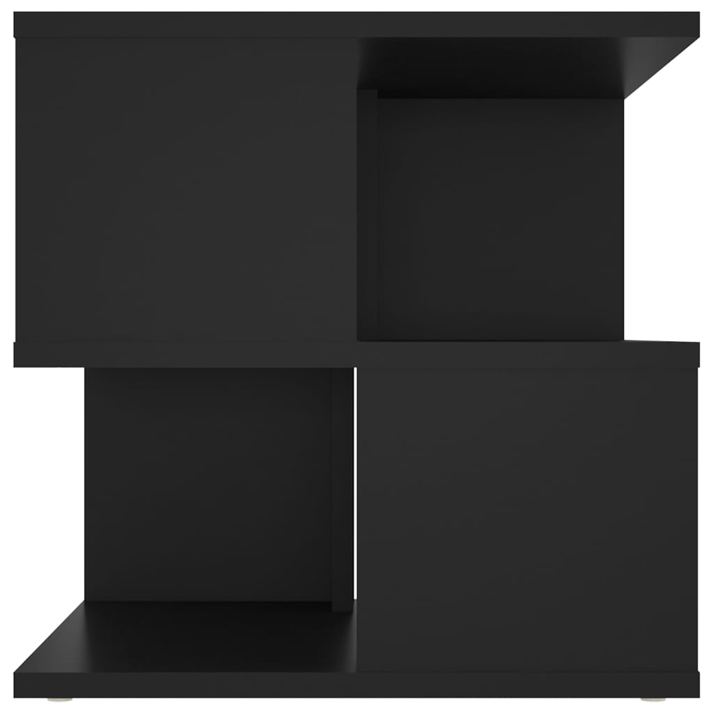 vidaXL Bijzettafel 40x40x40 cm spaanplaat zwart