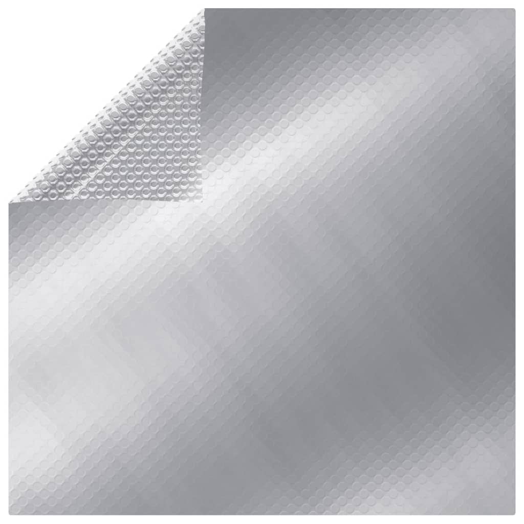 vidaXL Zwembadhoes 600x300 cm PE zilverkleurig