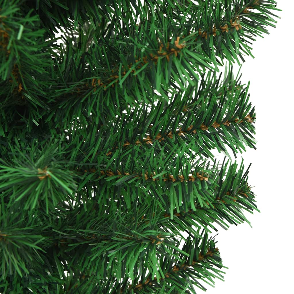 vidaXL Kunstkerstboom omgekeerd met standaard 150 cm groen