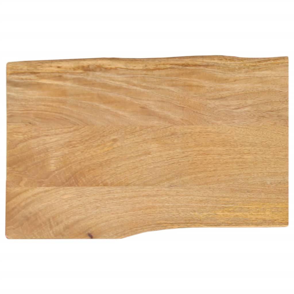 VidaXL Tafelblad Met Natuurlijke Rand – Massief Mangohout 60x60x3,8 Cm, Unieke Uitstraling Per Stuk