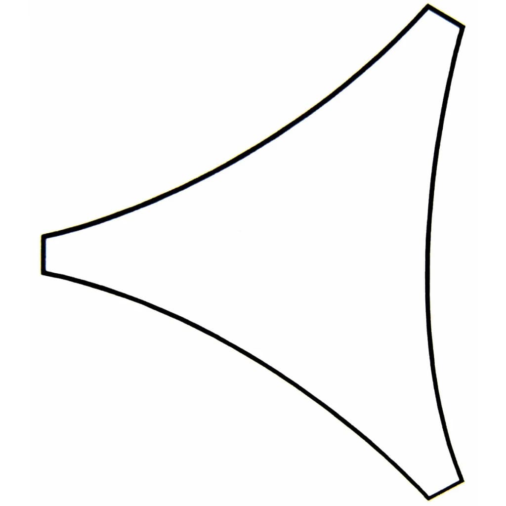 Schaduwdoek Driehoek 3,6x3,6x3,6 Cream