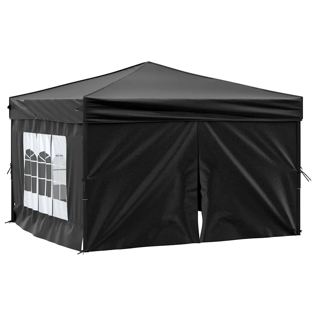 Medina Partytent met 3 zijwanden inklapbaar 3x4 m staal crème