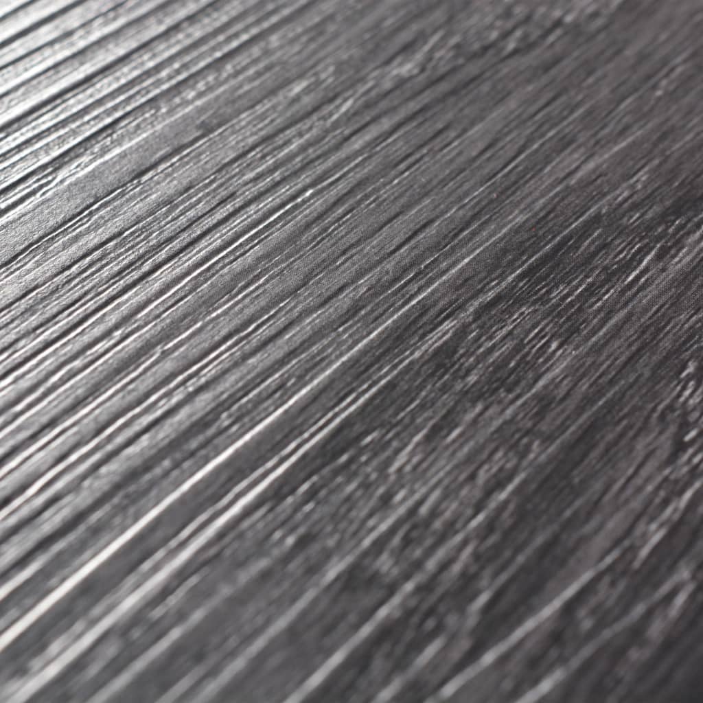 vidaXL Vloerplanken niet-zelfklevend 4,46 m² 3 mm PVC zwart