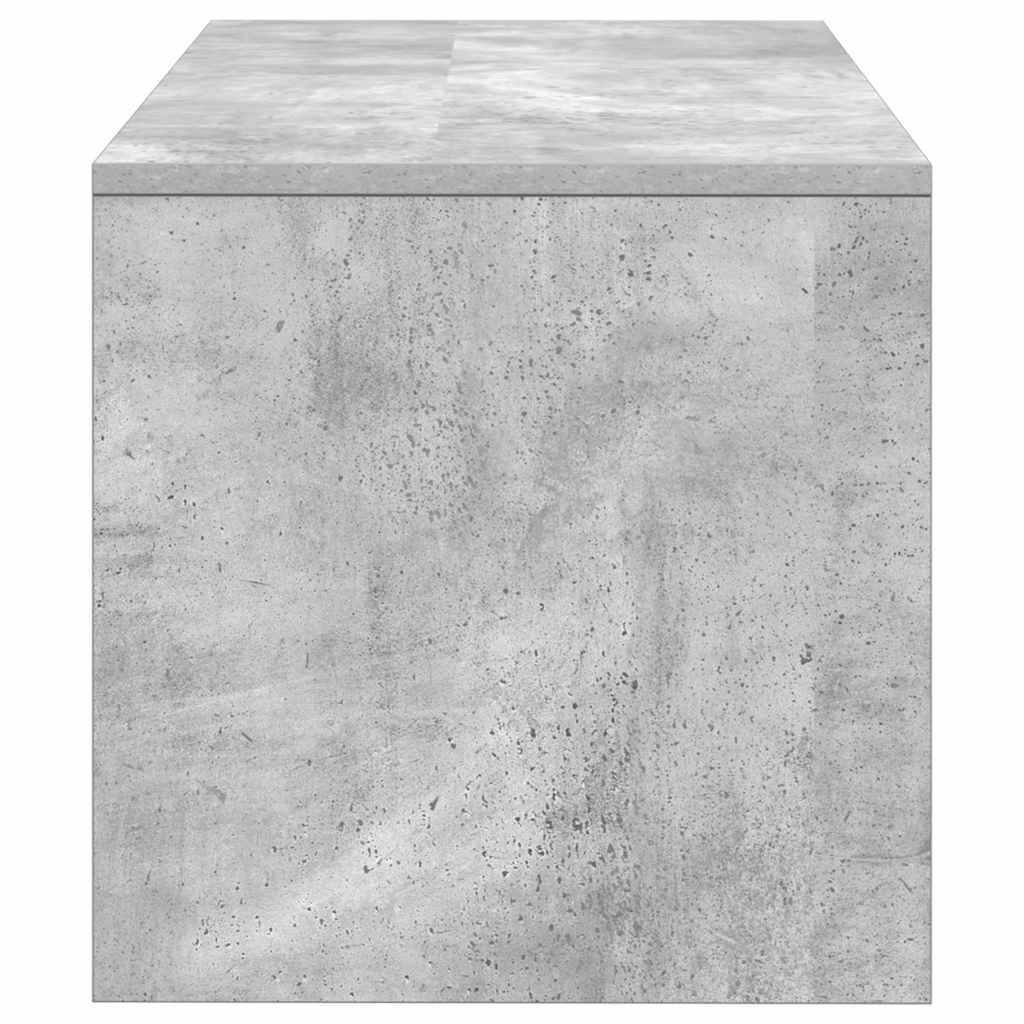 vidaXL Tv-meubel 80x40x40 cm bewerkt hout betongrijs