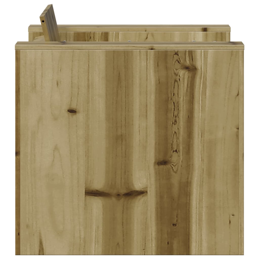 vidaXL Tuinbank 79x60x62 cm geïmpregneerd grenenhout