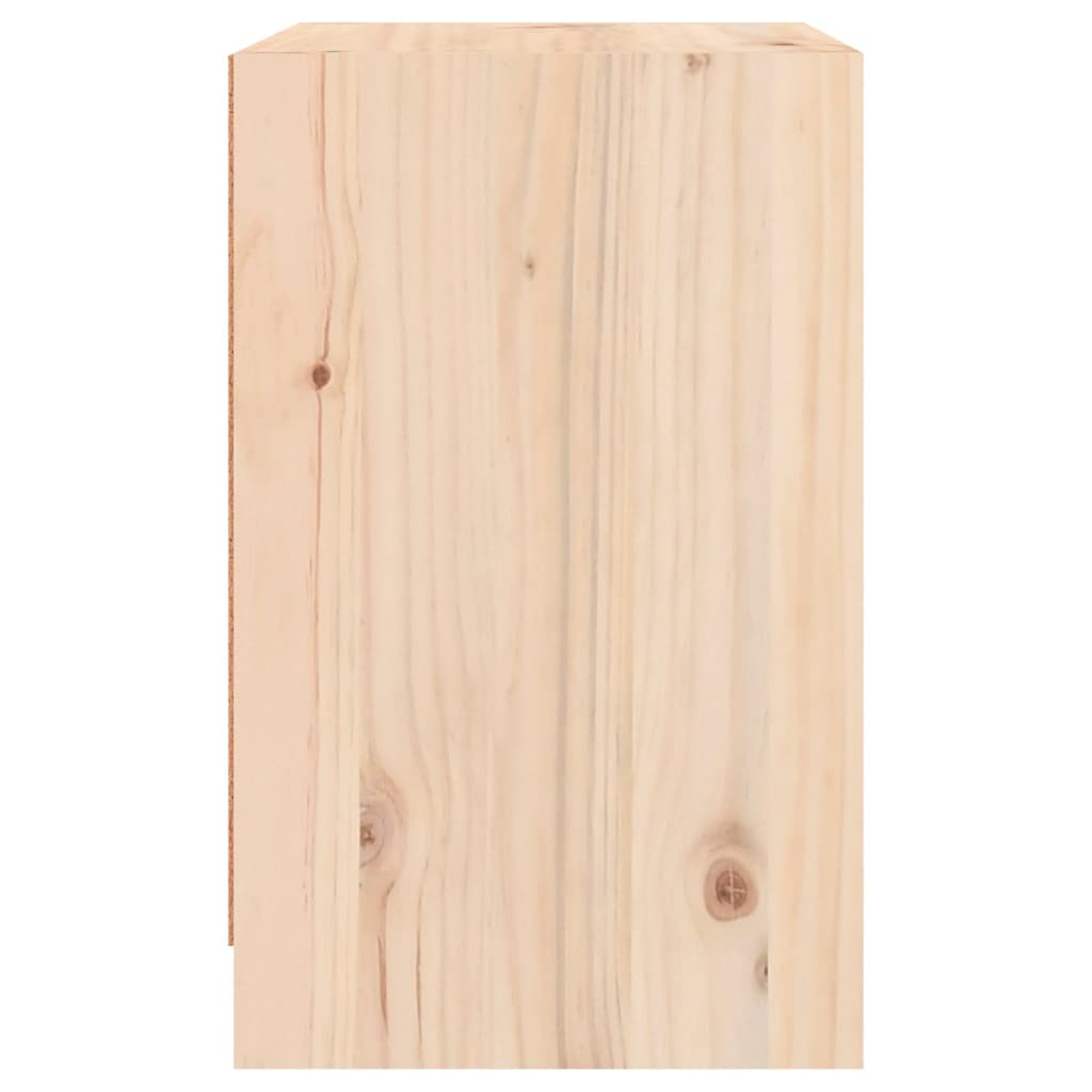 vidaXL Nachtkastje 40x31x50 cm massief grenenhout