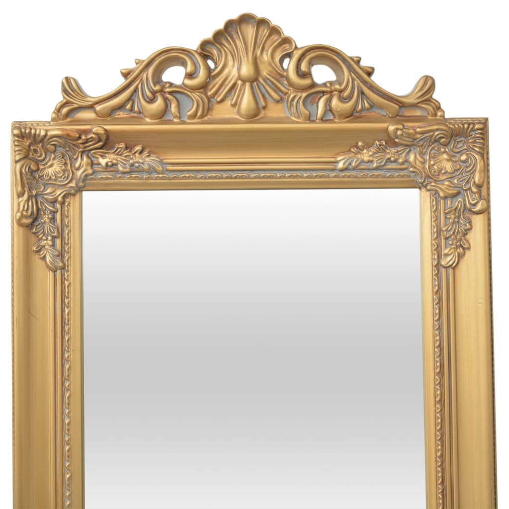 vidaXL Vrijstaande spiegel Barok 160x40cm goud