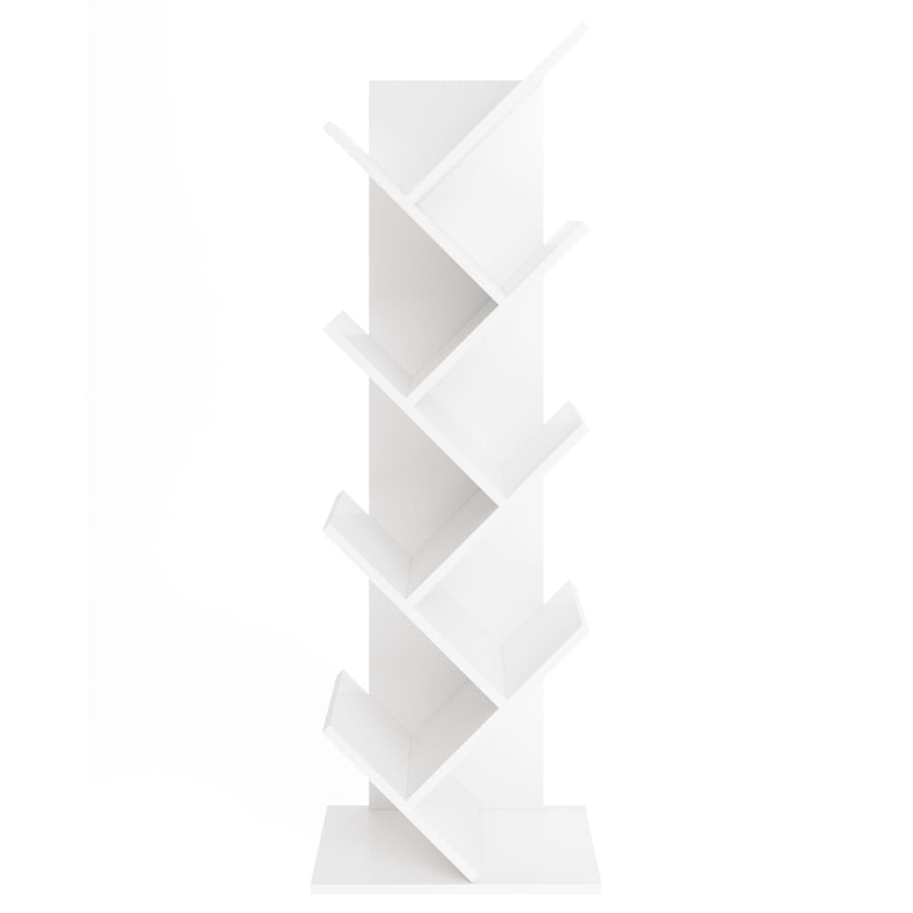 FMD Boekenplank staand geometrisch wit
