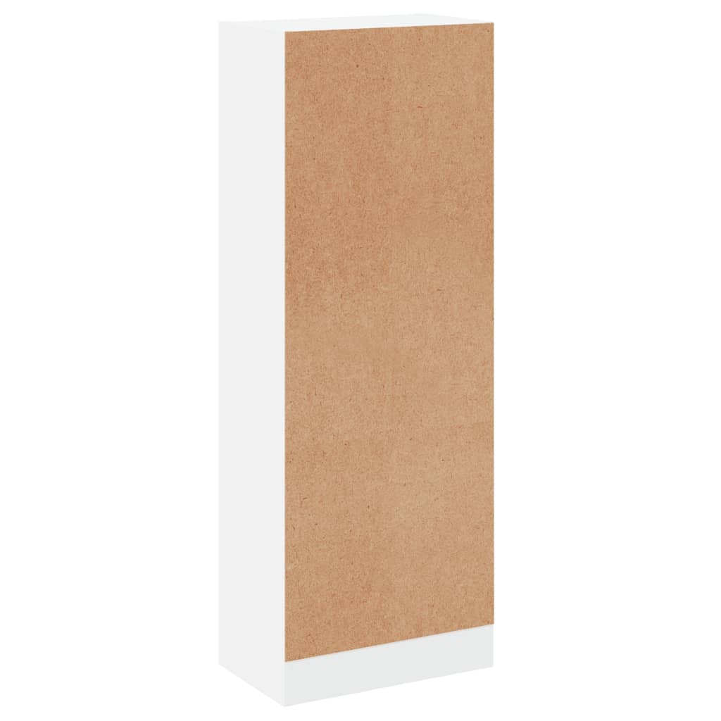 vidaXL Boekenkast met 3 schappen 40x24x109 cm bewerkt hout wit