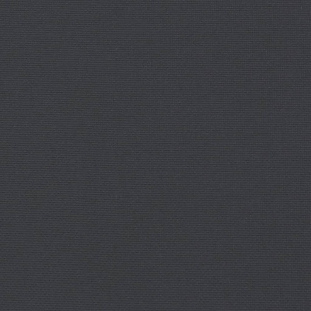 vidaXL Tuinbankkussen 200x50x7 cm stof zwart
