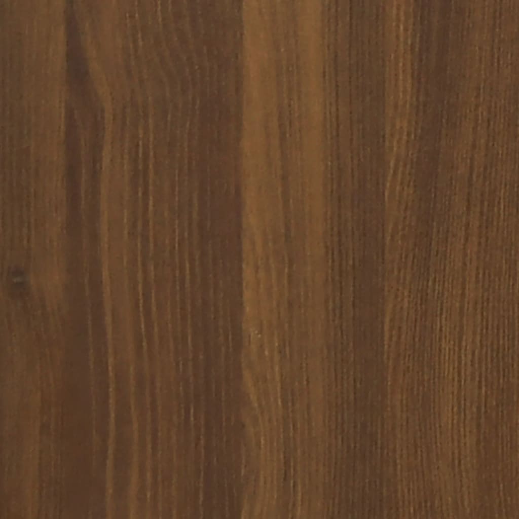 vidaXL Hoge kast 69,5x34x180 cm bewerkt hout bruineikenkleurig