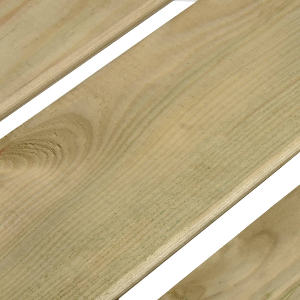 vidaXL Tuinbank 121 cm geïmpregneerd grenenhout
