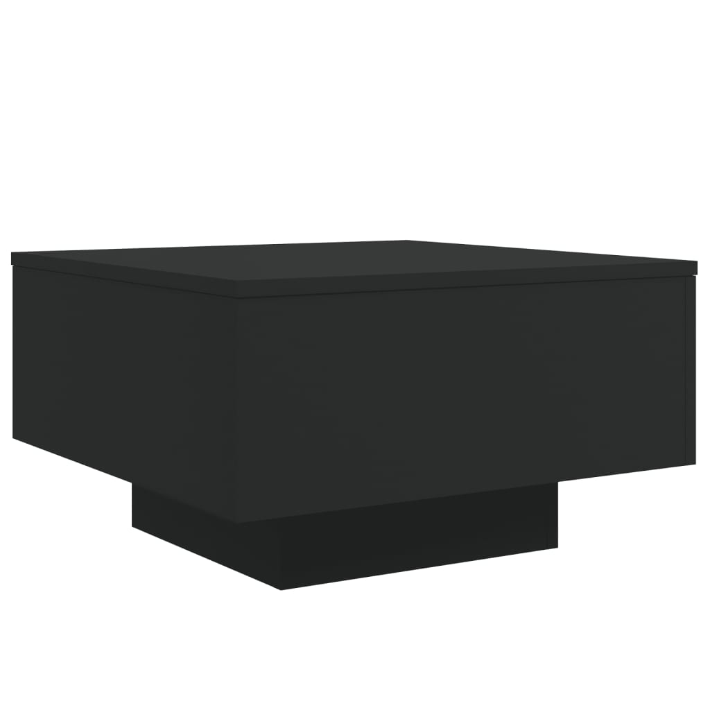 vidaXL Salontafel 55x55x31 cm bewerkt hout zwart